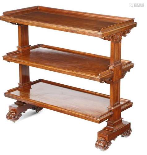 An early Victorian mahogany trolley in the manner …