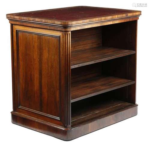 Λ A 19th century rosewood double sided library boo…