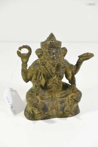 Ganesh en bronze (Ht.14cm)