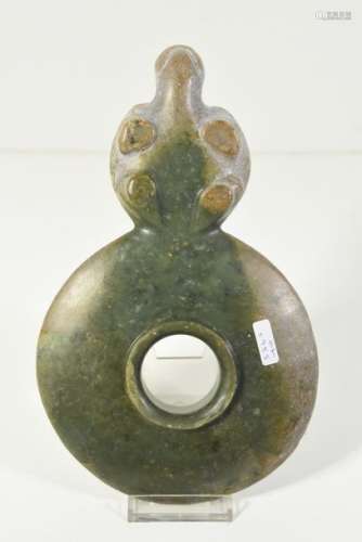 Bi en jade (Ø 16cm, long 26cm)