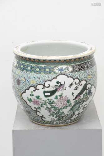 Important cache pot en porcelaine de Chine 19ème (…