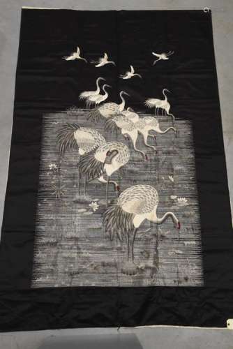 Broderie indo chinoise 20ème (140 x 210cm)