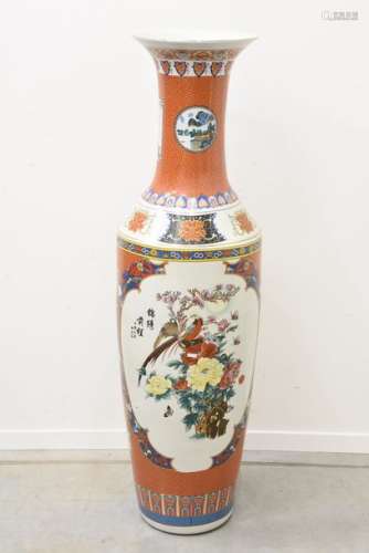 Grand vase chinois XXème (Ht 140cm)