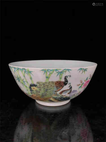 A Chinese Famille-Rose Porcelain Bowl