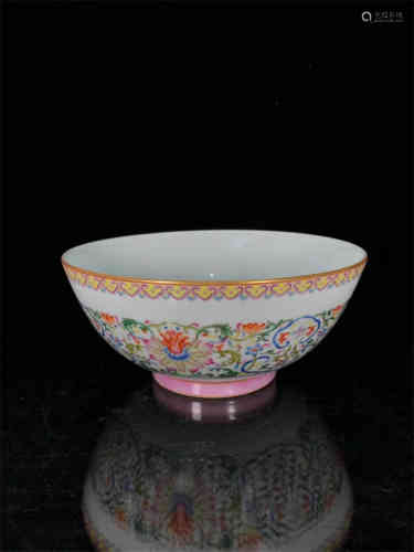 A Chinese Famille-Rose Porcelain Bowl