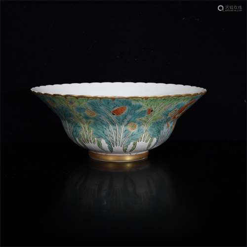 A Chinese Famille-Rose Porcelain Bowl