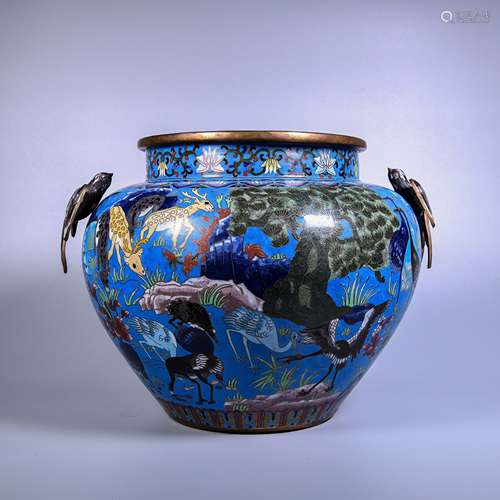 A Chinese Cloisonne Jar