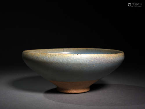 A JUN TYPE PURPLE-SPLASHED BOWL, YUAN DYNASTY