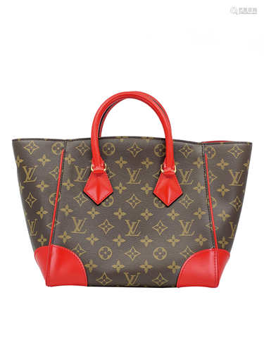 LV MONOGRAM 手提拼色单肩包