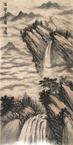 近代 黄君璧  山水