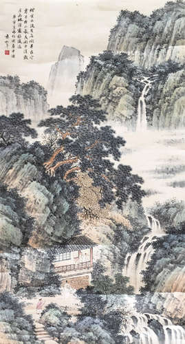 近代 袁松年  山水