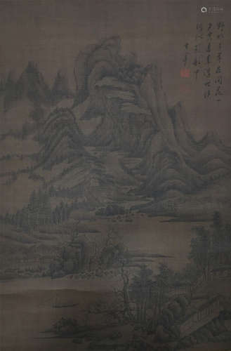 明 (明)董其昌  山水