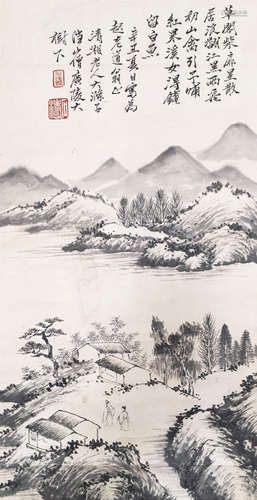 清 （清）石涛   山水