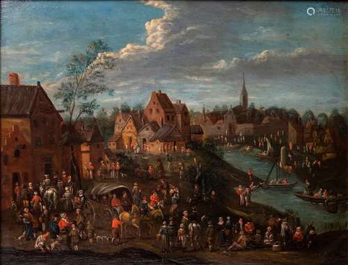 Dans le goût de Jan BRUEGHEL Foire de village Pann…