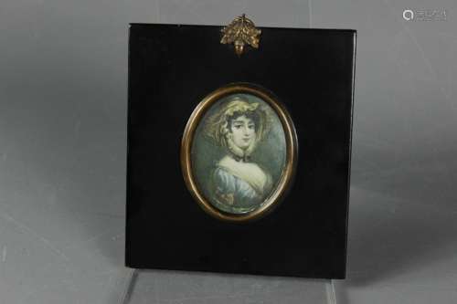 Two 19th Century portrait miniatures, the first entitled 'Duke of Sussex' this title was first conferred on 24th November 1801 upon Prince Augustus Frederick, the sixth son of King George III