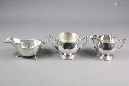 Miscellaneous Silver - including an Irish silver cream Sharman D