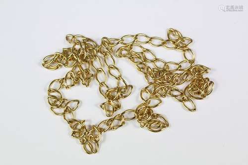 An 18ct Yellow Gold Chain, approx 25