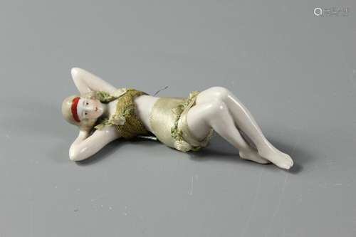 Art Deco Porcelain Figurine, approx 12