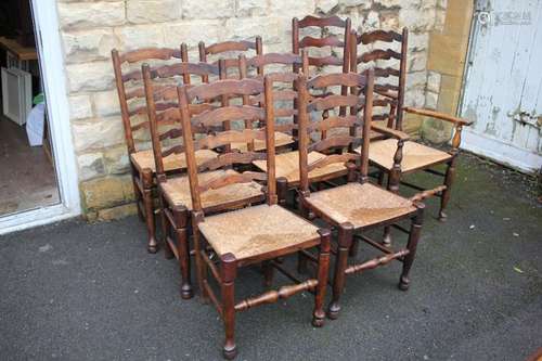 Oak dining chairs