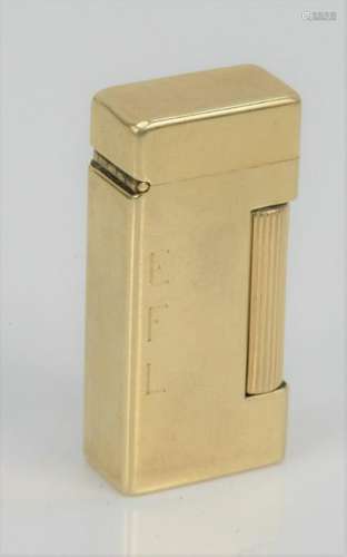 Dunhill Cigarette Lighter, with 14 karat gold outer