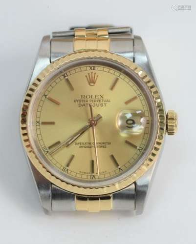 Rolex Mens Wristwatch, Oyster Perpetual Datejust