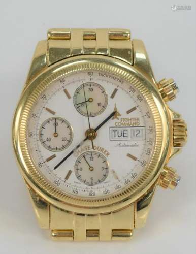 Chase Durer 18 Karat Gold Mens Wristwatch, with Rolex