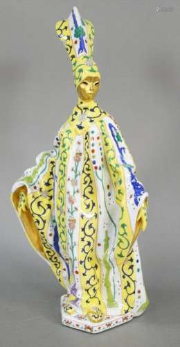 Herend Porcelain Figure, Queen Victoria carnival woman