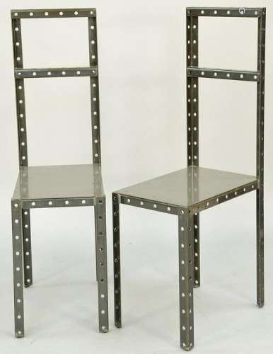 Robert Wilson (b. 1963), pair of Hamlet machine chairs,