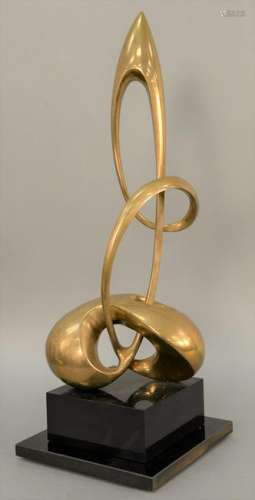 Kieff Grediaga (B1936), untitled, polished bronze on