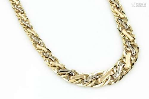 14 kt gold necklace, approx. 21 g