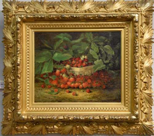 Charles Ethan Porter (1847 - 1923), strawberries in a