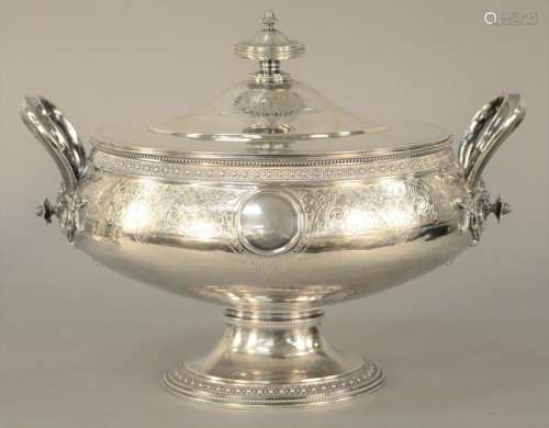 Brown and Spaulding Sterling Silver Covered Tureen,