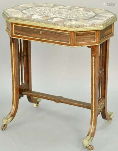 Regency Specimen Marble Occasional Table, attributed to