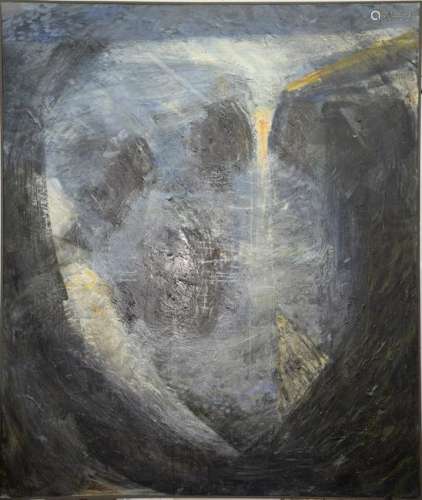 Melita Denaro (B 1950), abstract, Winter Storm Doagh,