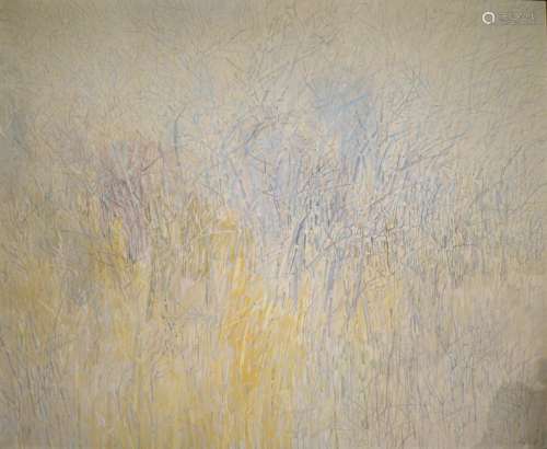 Gabor F. Peterdi (1915 - 2001), Misty Brush, acrylic on