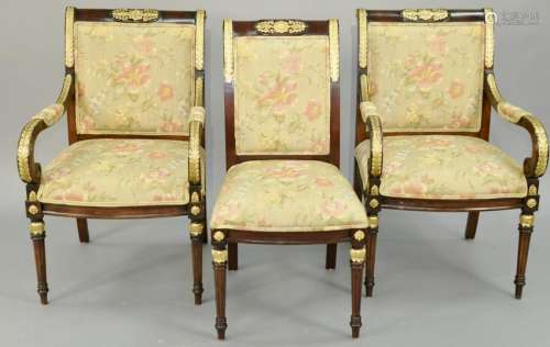 Set of Ten E.J. Victor Nicolette Dining Chairs,