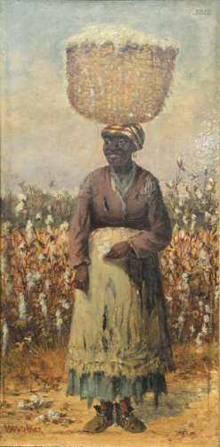 William Aiken Walker (1838 - 1921), cotton picker woman