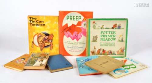 A collection of 1960's & 1970's children's' books, including 'Preep the little pigeon of Trafalgar