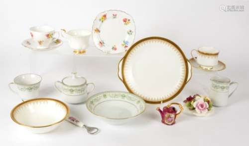 A Noritake dinner service, in the Spring Meadow pattern, together with some Royal Vale Longton,