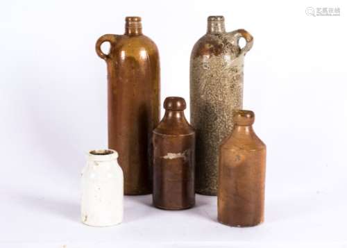 A large quantity of 20th Century stoneware jars and bottles, of various shapes and sizes (25+)