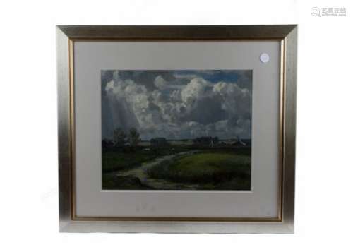 Campbell Archibald Mellon (1876-1955) oil on canvas, Storm Effect', signed 'C. A. Mellon' (lower