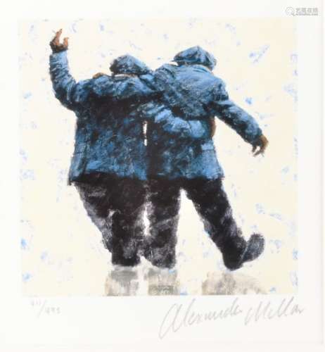 Alexander Millar (b.1960) limited edition giclee print, He Ain't Heavy', signed and numbered in