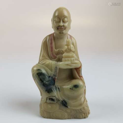 Chinese Qing Dynasty Shoushan Buddha