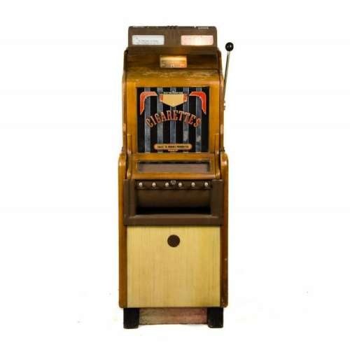 1937 Jennings 5 and 25 Cent Cigarette Slot Machine