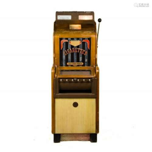 1937 Jennings 5 and 25 Cent Cigarette Slot Machine