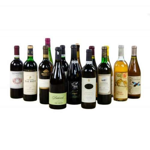 Group of 14 Wine Bottles Including Babcock Chardonney