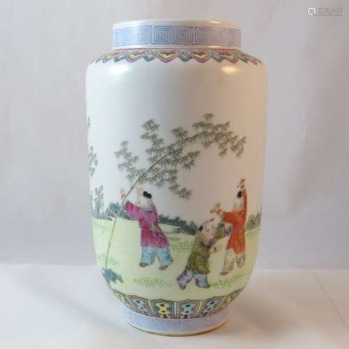 Chinese Famille Rose Vase