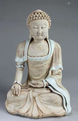 Chinese Porcelain Buddha Statue