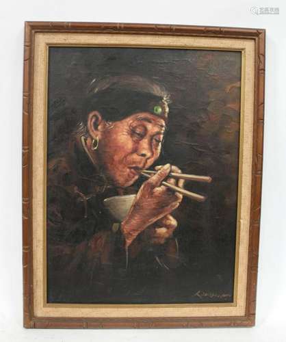 A Framed Oil Painting