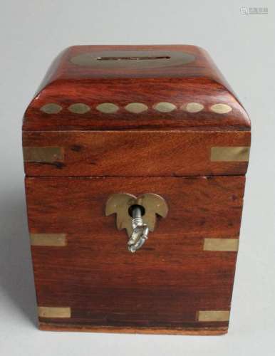 A Rosewood Saving Box